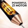 image:imageZulay Kitchen Powerful Milk Frother Wand With Duracell Batteries  Ultra Fast Handheld Drink Mixer  Electric Whisk Foam Maker for Coffee Lattes Cappuccino amp Matcha  Triple Whisk  Orchid LilacUltra Black Copper