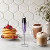 image:imageZulay Kitchen Powerful Milk Frother Wand With Duracell Batteries  Ultra Fast Handheld Drink Mixer  Electric Whisk Foam Maker for Coffee Lattes Cappuccino amp Matcha  Triple Whisk  Orchid LilacCloud Cosmos