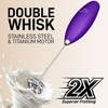 image:imageZulay Kitchen Powerful Milk Frother Wand With Duracell Batteries  Ultra Fast Handheld Drink Mixer  Electric Whisk Foam Maker for Coffee Lattes Cappuccino amp Matcha  Triple Whisk  Orchid LilacRegal Purple
