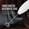 image:imageZulay Kitchen Powerful Milk Frother Wand With Duracell Batteries  Ultra Fast Handheld Drink Mixer  Electric Whisk Foam Maker for Coffee Lattes Cappuccino amp Matcha  Triple Whisk  Orchid LilacGift Box White  Black