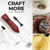image:imageZulay Kitchen Powerful Milk Frother Wand With Duracell Batteries  Ultra Fast Handheld Drink Mixer  Electric Whisk Foam Maker for Coffee Lattes Cappuccino amp Matcha  Triple Whisk  Orchid LilacZulay Dynamic Black  Red