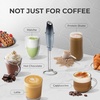 image:imageZulay Kitchen Powerful Milk Frother Wand With Duracell Batteries  Ultra Fast Handheld Drink Mixer  Electric Whisk Foam Maker for Coffee Lattes Cappuccino amp Matcha  Triple Whisk  Orchid LilacJet Storm