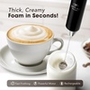 image:imageZulay Kitchen Powerful Milk Frother Wand With Duracell Batteries  Ultra Fast Handheld Drink Mixer  Electric Whisk Foam Maker for Coffee Lattes Cappuccino amp Matcha  Triple Whisk  Orchid LilacLux Alpha Black