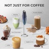 image:imageZulay Kitchen Powerful Milk Frother Wand With Duracell Batteries  Ultra Fast Handheld Drink Mixer  Electric Whisk Foam Maker for Coffee Lattes Cappuccino amp Matcha  Triple Whisk  Orchid LilacCelestial Waters