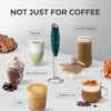 image:imageZulay Kitchen Powerful Milk Frother Wand With Duracell Batteries  Ultra Fast Handheld Drink Mixer  Electric Whisk Foam Maker for Coffee Lattes Cappuccino amp Matcha  Triple Whisk  Orchid LilacDark Cypress