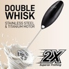 image:imageZulay Kitchen Powerful Milk Frother Wand With Duracell Batteries  Ultra Fast Handheld Drink Mixer  Electric Whisk Foam Maker for Coffee Lattes Cappuccino amp Matcha  Triple Whisk  Orchid LilacVortex Black