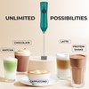 image:imageZulay Kitchen Powerful Milk Frother Wand With Duracell Batteries  Ultra Fast Handheld Drink Mixer  Electric Whisk Foam Maker for Coffee Lattes Cappuccino amp Matcha  Triple Whisk  Orchid LilacZulay Dynamic Emerald  Gold