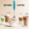 image:imageZulay Kitchen Powerful Milk Frother Wand With Duracell Batteries  Ultra Fast Handheld Drink Mixer  Electric Whisk Foam Maker for Coffee Lattes Cappuccino amp Matcha  Triple Whisk  Orchid LilacQueen Turqoise