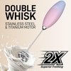 image:imageZulay Kitchen Powerful Milk Frother Wand With Duracell Batteries  Ultra Fast Handheld Drink Mixer  Electric Whisk Foam Maker for Coffee Lattes Cappuccino amp Matcha  Triple Whisk  Orchid LilacSweet Lavender