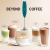 image:imageZulay Kitchen Powerful Milk Frother Wand With Duracell Batteries  Ultra Fast Handheld Drink Mixer  Electric Whisk Foam Maker for Coffee Lattes Cappuccino amp Matcha  Triple Whisk  Orchid LilacReign Emerald