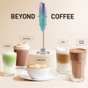 image:imageZulay Kitchen Powerful Milk Frother Wand With Duracell Batteries  Ultra Fast Handheld Drink Mixer  Electric Whisk Foam Maker for Coffee Lattes Cappuccino amp Matcha  Triple Whisk  Orchid LilacSpectral Sea