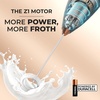 image:imageZulay Kitchen Powerful Milk Frother Wand With Duracell Batteries  Ultra Fast Handheld Drink Mixer  Electric Whisk Foam Maker for Coffee Lattes Cappuccino amp Matcha  Triple Whisk  Orchid LilacBlackforge Copper
