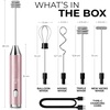 image:imageZulay Kitchen Powerful Milk Frother Wand With Duracell Batteries  Ultra Fast Handheld Drink Mixer  Electric Whisk Foam Maker for Coffee Lattes Cappuccino amp Matcha  Triple Whisk  Orchid LilacUltra Pink