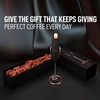 image:imageZulay Kitchen Powerful Milk Frother Wand With Duracell Batteries  Ultra Fast Handheld Drink Mixer  Electric Whisk Foam Maker for Coffee Lattes Cappuccino amp Matcha  Triple Whisk  Orchid LilacGift Box Black  Copper