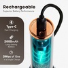 image:imageZulay Kitchen Powerful Milk Frother Wand With Duracell Batteries  Ultra Fast Handheld Drink Mixer  Electric Whisk Foam Maker for Coffee Lattes Cappuccino amp Matcha  Triple Whisk  Orchid LilacLux Alpha Copper