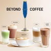 image:imageZulay Kitchen Powerful Milk Frother Wand With Duracell Batteries  Ultra Fast Handheld Drink Mixer  Electric Whisk Foam Maker for Coffee Lattes Cappuccino amp Matcha  Triple Whisk  Orchid LilacPrussian Gold
