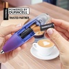 image:imageZulay Kitchen Powerful Milk Frother Wand With Duracell Batteries  Ultra Fast Handheld Drink Mixer  Electric Whisk Foam Maker for Coffee Lattes Cappuccino amp Matcha  Triple Whisk  Orchid LilacCosmic Dusk