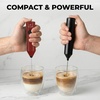 image:imageZulay Kitchen Powerful Milk Frother Wand With Duracell Batteries  Ultra Fast Handheld Drink Mixer  Electric Whisk Foam Maker for Coffee Lattes Cappuccino amp Matcha  Triple Whisk  Orchid LilacZulay Dynamic Black  Red