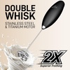 image:imageZulay Kitchen Powerful Milk Frother Wand With Duracell Batteries  Ultra Fast Handheld Drink Mixer  Electric Whisk Foam Maker for Coffee Lattes Cappuccino amp Matcha  Triple Whisk  Orchid LilacRoyal Black