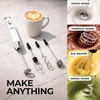 image:imageZulay Kitchen Powerful Milk Frother Wand With Duracell Batteries  Ultra Fast Handheld Drink Mixer  Electric Whisk Foam Maker for Coffee Lattes Cappuccino amp Matcha  Triple Whisk  Orchid LilacUltra White