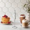 image:imageZulay Kitchen Powerful Milk Frother Wand With Duracell Batteries  Ultra Fast Handheld Drink Mixer  Electric Whisk Foam Maker for Coffee Lattes Cappuccino amp Matcha  Triple Whisk  Orchid LilacDorian Stone