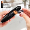 image:imageZulay Kitchen Powerful Milk Frother Wand With Duracell Batteries  Ultra Fast Handheld Drink Mixer  Electric Whisk Foam Maker for Coffee Lattes Cappuccino amp Matcha  Triple Whisk  Orchid LilacDeep Midnight
