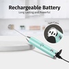 image:imageZulay Kitchen Powerful Milk Frother Wand With Duracell Batteries  Ultra Fast Handheld Drink Mixer  Electric Whisk Foam Maker for Coffee Lattes Cappuccino amp Matcha  Triple Whisk  Orchid LilacLux Blue Teal
