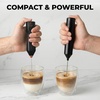 image:imageZulay Kitchen Powerful Milk Frother Wand With Duracell Batteries  Ultra Fast Handheld Drink Mixer  Electric Whisk Foam Maker for Coffee Lattes Cappuccino amp Matcha  Triple Whisk  Orchid LilacZulay Dynamic Black  Copper