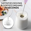 image:imageZulay Kitchen Powerful Milk Frother Wand With Duracell Batteries  Ultra Fast Handheld Drink Mixer  Electric Whisk Foam Maker for Coffee Lattes Cappuccino amp Matcha  Triple Whisk  Orchid LilacElegant Rose Gold