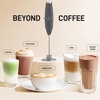 image:imageZulay Kitchen Powerful Milk Frother Wand With Duracell Batteries  Ultra Fast Handheld Drink Mixer  Electric Whisk Foam Maker for Coffee Lattes Cappuccino amp Matcha  Triple Whisk  Orchid LilacOnyx Slate