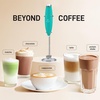 image:imageZulay Kitchen Powerful Milk Frother Wand With Duracell Batteries  Ultra Fast Handheld Drink Mixer  Electric Whisk Foam Maker for Coffee Lattes Cappuccino amp Matcha  Triple Whisk  Orchid LilacRoyal Aqua