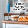 image:imageZulay Kitchen Powerful Milk Frother Wand With Duracell Batteries  Ultra Fast Handheld Drink Mixer  Electric Whisk Foam Maker for Coffee Lattes Cappuccino amp Matcha  Triple Whisk  Orchid LilacSea Teal