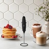image:imageZulay Kitchen Powerful Milk Frother Wand With Duracell Batteries  Ultra Fast Handheld Drink Mixer  Electric Whisk Foam Maker for Coffee Lattes Cappuccino amp Matcha  Triple Whisk  Orchid LilacCharcoal Elite