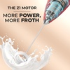 image:imageZulay Kitchen Powerful Milk Frother Wand With Duracell Batteries  Ultra Fast Handheld Drink Mixer  Electric Whisk Foam Maker for Coffee Lattes Cappuccino amp Matcha  Triple Whisk  Orchid LilacBlaze Crimson