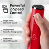 image:imageZulay Kitchen Powerful Milk Frother Wand With Duracell Batteries  Ultra Fast Handheld Drink Mixer  Electric Whisk Foam Maker for Coffee Lattes Cappuccino amp Matcha  Triple Whisk  Orchid LilacLux Cardinal Red