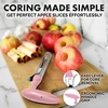 image:imageZulay Kitchen Premium Apple Corer Tool  Ultra Sharp Stainless Steel Serrated Blades for Easy Coring  Easy to Use amp Clean Durable Apple Corer Remover for Baking Apples amp More  RedPink
