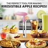 image:imageZulay Kitchen Premium Apple Corer Tool  Ultra Sharp Stainless Steel Serrated Blades for Easy Coring  Easy to Use amp Clean Durable Apple Corer Remover for Baking Apples amp More  RedPink