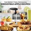 image:imageZulay Kitchen Premium Apple Corer Tool  Ultra Sharp Stainless Steel Serrated Blades for Easy Coring  Easy to Use amp Clean Durable Apple Corer Remover for Baking Apples amp More  RedBlack