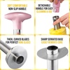 image:imageZulay Kitchen Premium Apple Corer Tool  Ultra Sharp Stainless Steel Serrated Blades for Easy Coring  Easy to Use amp Clean Durable Apple Corer Remover for Baking Apples amp More  RedPink