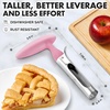 image:imageZulay Kitchen Premium Apple Corer Tool  Ultra Sharp Stainless Steel Serrated Blades for Easy Coring  Easy to Use amp Clean Durable Apple Corer Remover for Baking Apples amp More  RedPink