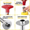 image:imageZulay Kitchen Premium Apple Corer Tool  Ultra Sharp Stainless Steel Serrated Blades for Easy Coring  Easy to Use amp Clean Durable Apple Corer Remover for Baking Apples amp More  RedRed