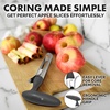 image:imageZulay Kitchen Premium Apple Corer Tool  Ultra Sharp Stainless Steel Serrated Blades for Easy Coring  Easy to Use amp Clean Durable Apple Corer Remover for Baking Apples amp More  RedGray