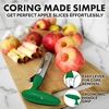 image:imageZulay Kitchen Premium Apple Corer Tool  Ultra Sharp Stainless Steel Serrated Blades for Easy Coring  Easy to Use amp Clean Durable Apple Corer Remover for Baking Apples amp More  RedGreen