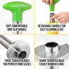 image:imageZulay Kitchen Premium Apple Corer Tool  Ultra Sharp Stainless Steel Serrated Blades for Easy Coring  Easy to Use amp Clean Durable Apple Corer Remover for Baking Apples amp More  RedBright Green