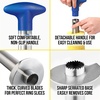 image:imageZulay Kitchen Premium Apple Corer Tool  Ultra Sharp Stainless Steel Serrated Blades for Easy Coring  Easy to Use amp Clean Durable Apple Corer Remover for Baking Apples amp More  RedRoyal Blue