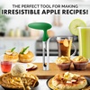 image:imageZulay Kitchen Premium Apple Corer Tool  Ultra Sharp Stainless Steel Serrated Blades for Easy Coring  Easy to Use amp Clean Durable Apple Corer Remover for Baking Apples amp More  RedGreen
