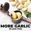 image:imageZulay Kitchen Premium Garlic Press Set  Rust Proof Professional Garlic Mincer Tool  EasySqueeze EasyClean with Soft Ergonomic Handle  Silicone Garlic Peeler amp Brush SilverStandard Copper
