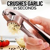 image:imageZulay Kitchen Premium Garlic Press Set  Rust Proof Professional Garlic Mincer Tool  EasySqueeze EasyClean with Soft Ergonomic Handle  Silicone Garlic Peeler amp Brush SilverStandard Copper