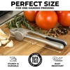 image:imageZulay Kitchen Premium Garlic Press Set  Rust Proof Professional Garlic Mincer Tool  EasySqueeze EasyClean with Soft Ergonomic Handle  Silicone Garlic Peeler amp Brush SilverStandard Imperial Silver