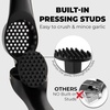 image:imageZulay Kitchen Premium Garlic Press Set  Rust Proof Professional Garlic Mincer Tool  EasySqueeze EasyClean with Soft Ergonomic Handle  Silicone Garlic Peeler amp Brush SilverPremium Black